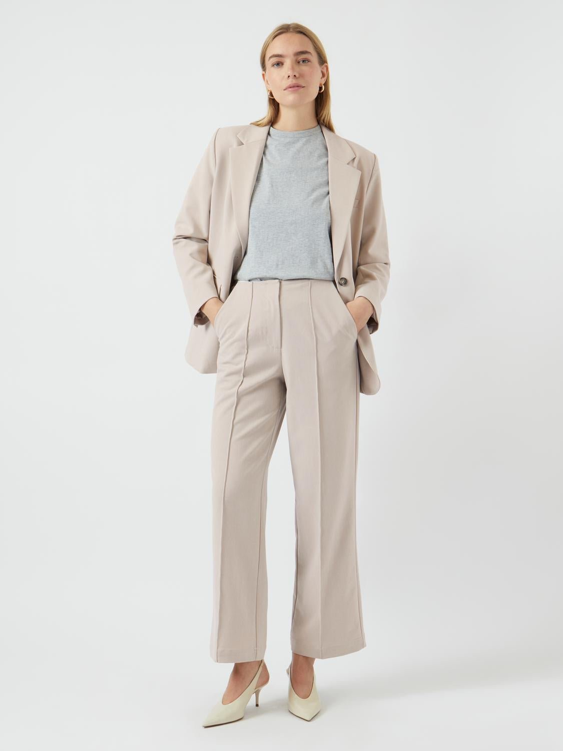 YASREEMAJ Trousers - Oxford Tan - VERO MODA & VILA Bergvik